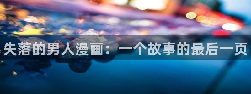 韩漫在线永久免费观看：失落的男人漫画：一个故事的最后一页